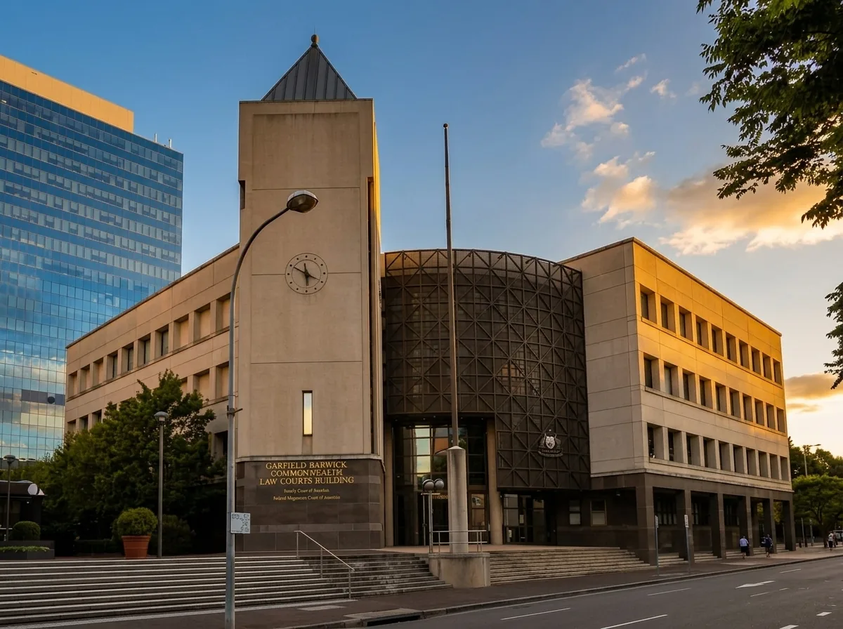 The Parramatta Family Court building, a short walk from Neil Kirby's office